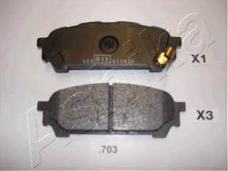 Ashika 51-07-703 Brake Pad Set, disc brake 5107703