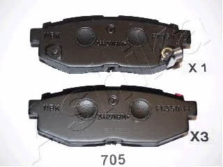 Ashika 51-07-705 Brake Pad Set, disc brake 5107705