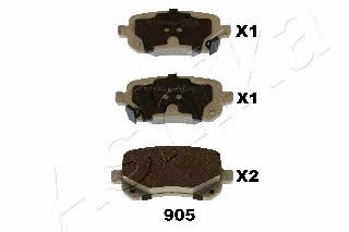 Ashika 51-09-905 Brake Pad Set, disc brake 5109905