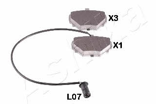 Ashika 51-0L-L07 Brake Pad Set, disc brake 510LL07