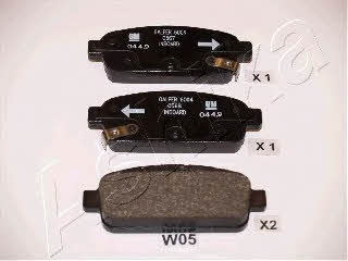 Ashika 51-0W-W05 Brake Pad Set, disc brake 510WW05