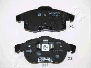 Ashika 50-00-011 Brake Pad Set, disc brake 5000011