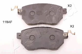 Ashika 50-01-118 Brake Pad Set, disc brake 5001118