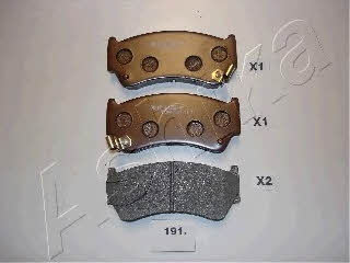 Ashika 50-01-191 Brake Pad Set, disc brake 5001191