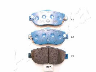 Ashika 50-02-207 Brake Pad Set, disc brake 5002207