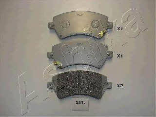 Ashika 50-02-211 Brake Pad Set, disc brake 5002211