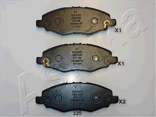 Ashika 50-02-225 Brake Pad Set, disc brake 5002225