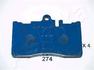 Ashika 50-02-274 Brake Pad Set, disc brake 5002274