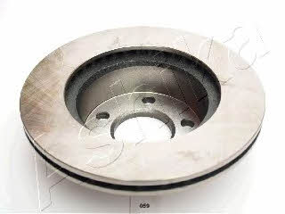 Ashika 60-00-059 Front brake disc ventilated 6000059