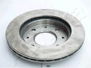Ashika 60-00-081 Front brake disc ventilated 6000081