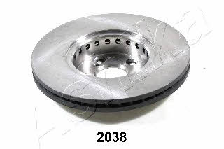 Ashika 60-02-2038 Front brake disc ventilated 60022038