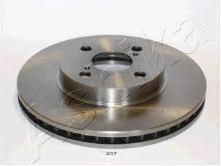 Ashika 60-02-207 Front brake disc ventilated 6002207