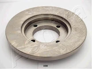 Ashika 60-03-338 Unventilated front brake disc 6003338