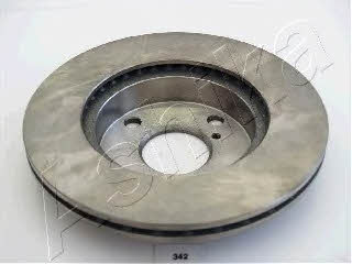 Ashika 60-03-342 Front brake disc ventilated 6003342