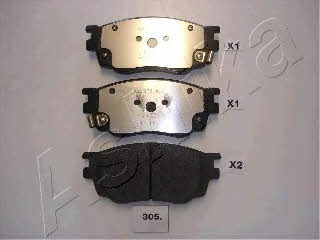 Ashika 50-03-305 Brake Pad Set, disc brake 5003305