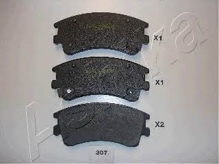 Ashika 50-03-307 Brake Pad Set, disc brake 5003307