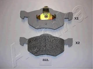 Ashika 50-03-322 Brake Pad Set, disc brake 5003322