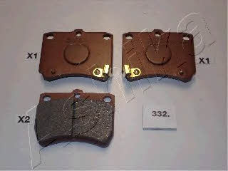 Ashika 50-03-332 Brake Pad Set, disc brake 5003332