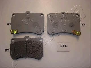 Ashika 50-03-341 Brake Pad Set, disc brake 5003341
