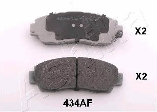 Ashika 50-04-434 Brake Pad Set, disc brake 5004434