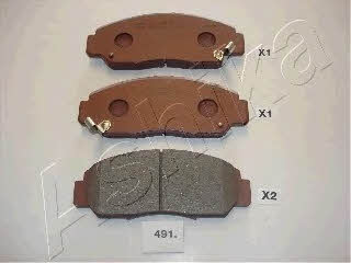 Ashika 50-04-491 Brake Pad Set, disc brake 5004491
