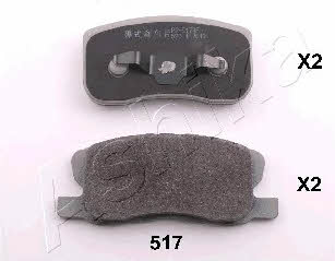 Ashika 50-05-517 Brake Pad Set, disc brake 5005517