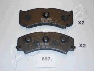 Ashika 50-06-697 Brake Pad Set, disc brake 5006697