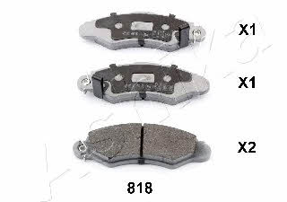 Ashika 50-08-818 Brake Pad Set, disc brake 5008818