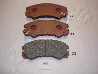 Ashika 50-09-999 Brake Pad Set, disc brake 5009999