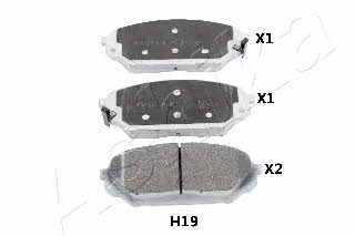 Ashika 50-0H-H19 Brake Pad Set, disc brake 500HH19