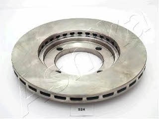 Ashika 60-05-524 Front brake disc ventilated 6005524