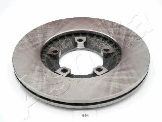 Ashika 60-05-591 Front brake disc ventilated 6005591