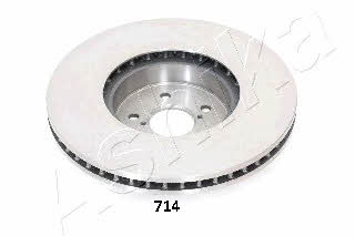 Ashika 60-07-714 Front brake disc ventilated 6007714