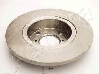 Ashika 60-08-818 Unventilated front brake disc 6008818