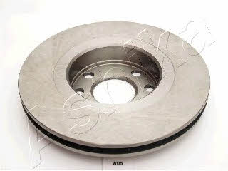 Ashika 60-0W-005 Front brake disc ventilated 600W005