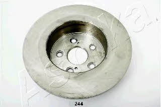Ashika 61-02-244 Rear brake disc, non-ventilated 6102244