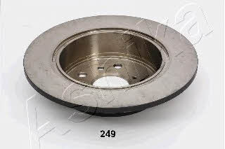 Ashika 61-02-249 Rear brake disc, non-ventilated 6102249