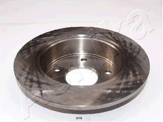 Ashika 61-03-318 Rear brake disc, non-ventilated 6103318
