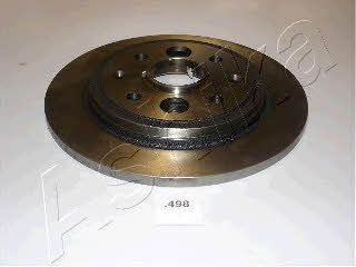 Ashika 61-04-498 Rear brake disc, non-ventilated 6104498