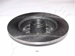 Ashika 61-05-506 Rear brake disc, non-ventilated 6105506