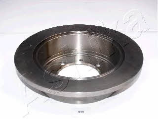Ashika 61-05-510 Rear brake disc, non-ventilated 6105510