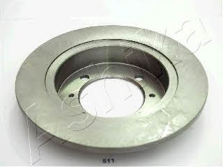 Ashika 61-05-511 Rear brake disc, non-ventilated 6105511