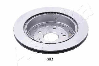Ashika 61-08-802 Rear ventilated brake disc 6108802