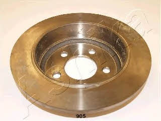 Ashika 61-09-905 Rear brake disc, non-ventilated 6109905