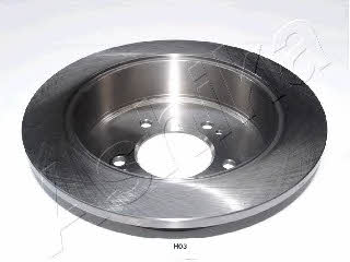 Ashika 61-0H-003 Rear brake disc, non-ventilated 610H003