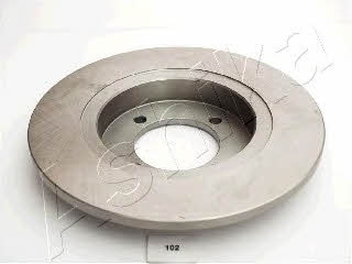 Ashika 60-01-102 Unventilated front brake disc 6001102
