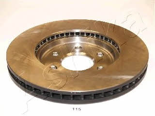 Ashika 60-01-115 Front brake disc ventilated 6001115
