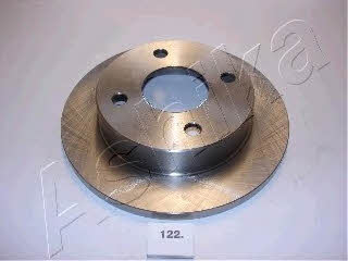 Ashika 60-01-122 Unventilated front brake disc 6001122