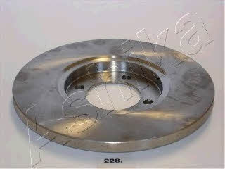 Ashika 60-02-228 Unventilated front brake disc 6002228