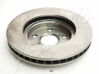 Ashika 60-02-281 Front brake disc ventilated 6002281